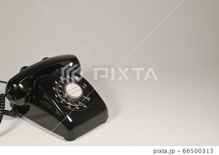 ダイヤル式黒電話 66500313