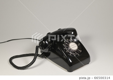 ダイヤル式黒電話 66500314