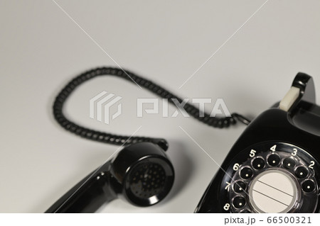 ダイヤル式黒電話 ダイヤル式黒電話 66500321