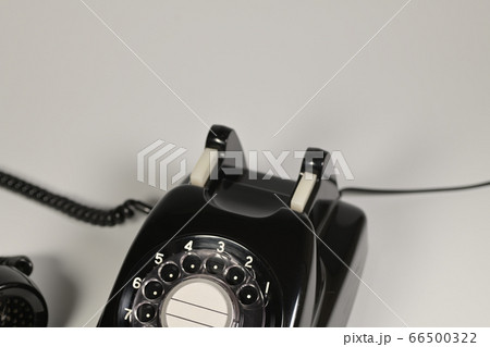 ダイヤル式黒電話 66500322