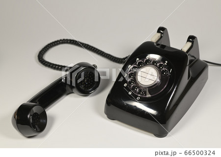 ダイヤル式黒電話 ダイヤル式黒電話 66500324