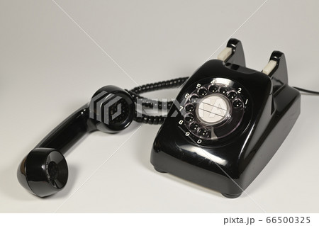 ダイヤル式黒電話 66500325
