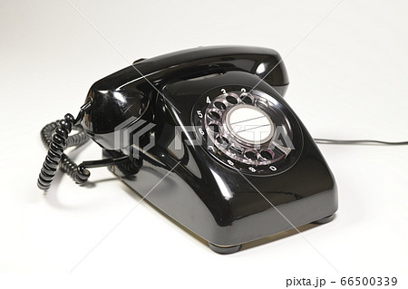 ダイヤル式黒電話 ダイヤル式黒電話 66500339