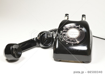 ダイヤル式黒電話 ダイヤル式黒電話 66500340