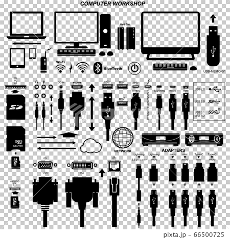 コンピューターワークショップcomputer Workshopのイラスト素材