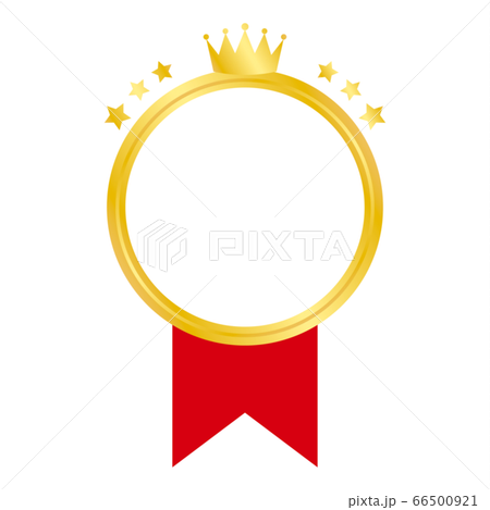 金色のランキングアイコン・ラベル・フレーム 金色のランキングアイコン・ラベル・フレーム 66500921