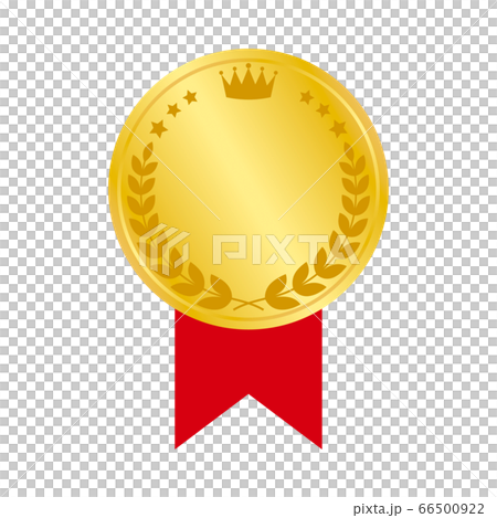 金色のランキングアイコン・ラベル 66500922