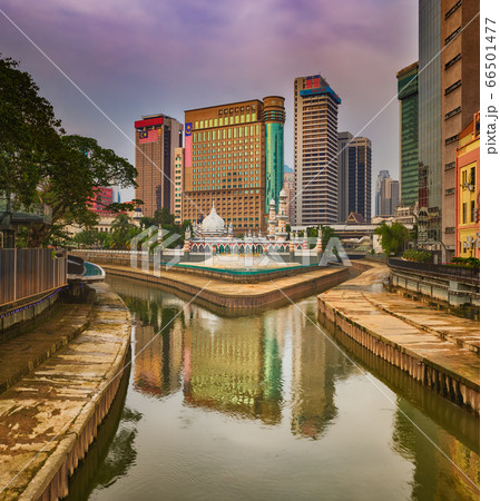 Kuala Lumpur cityscape at sunset, Malaysia. 66501477