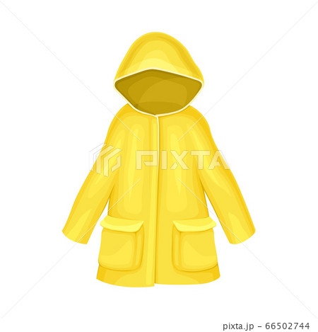 yellow waterproof raincoat