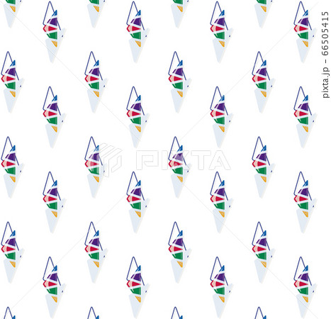 アクセサリーチャームの背景パターンフレーム トライアングル のイラスト素材