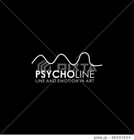 Psycholine design  illustration vector template 66507654