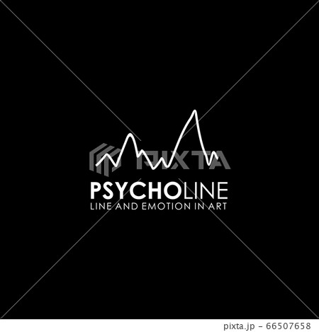 Psycholine design  illustration vector template 66507658