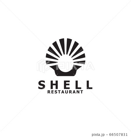 Shell Icon Logo Design Vector Templateのイラスト素材