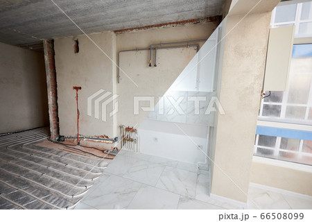 Comparison of apartment before and after renovation. Small details of contemporary interior design 66508099
