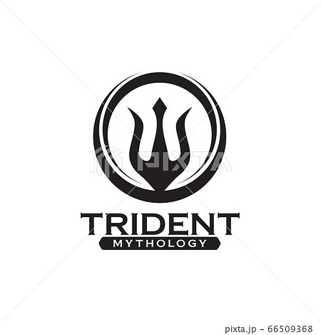 Trident logo icon design vector template 66509368