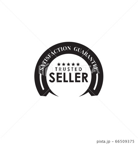 Trusted seller emblem logo design vector template 66509375