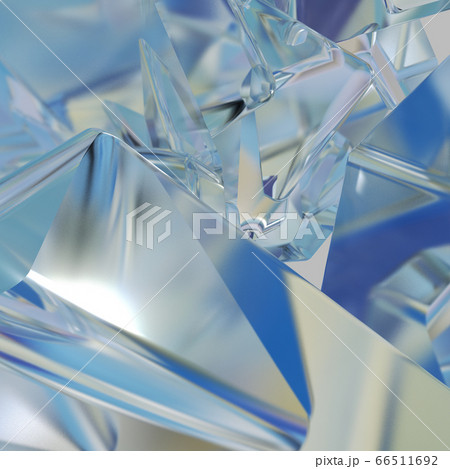 Abstract background of ice structure, 3D rendering 66511692