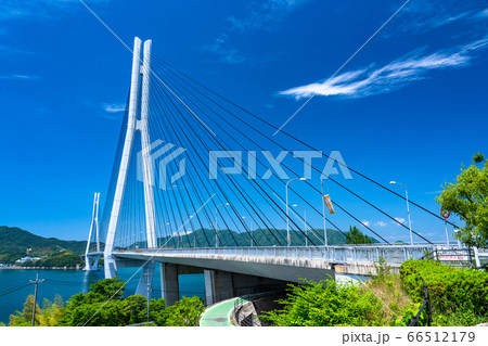 《広島県》しまなみ海道・多々羅大橋《生口島より》 《広島県》しまなみ海道・多々羅大橋《生口島より》 66512179