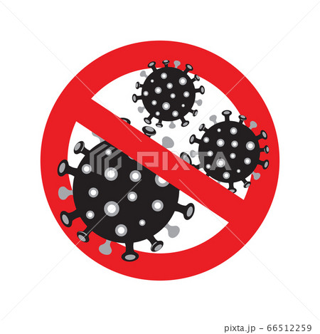 Coronavirus art. Stop coronavirus sign. Stop virus Coronavirus art. Stop coronavirus sign. Stop virus 66512259