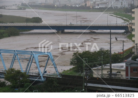 台風の爪痕 66513825