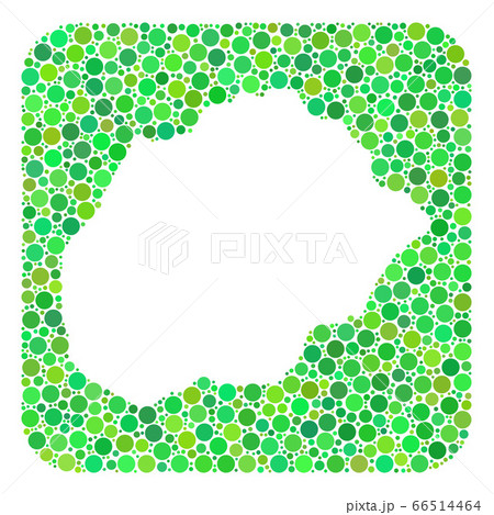 Map of Alegranza Island - Dotted Collage with Subtracted Space Map of Alegranza Island - Dotted Collage with Subtracted Space 66514464