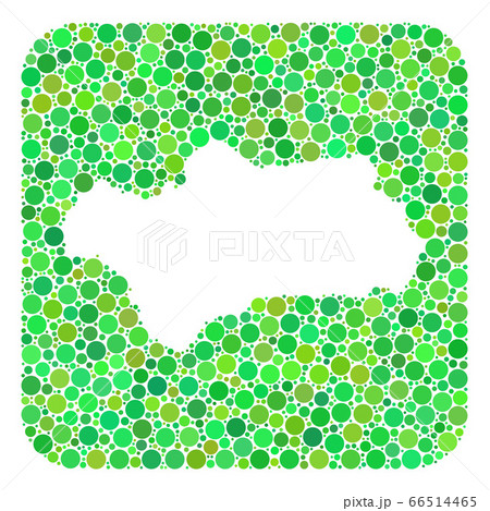 Map of Andalusia Province - Dotted Collage with Stencil Map of Andalusia Province - Dotted Collage with Stencil 66514465