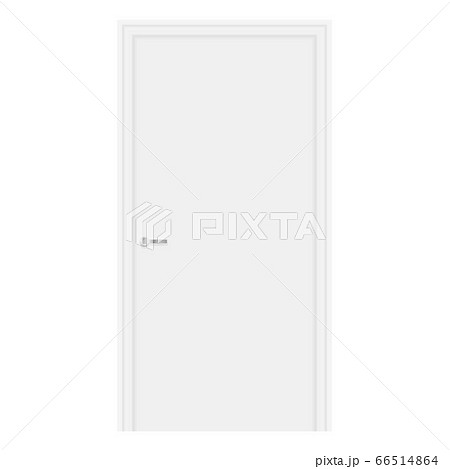 White door. Home domestic interior 66514864