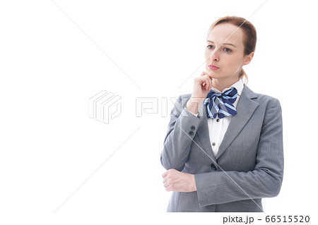 悩む制服を着た留学生 悩む制服を着た留学生 66515520