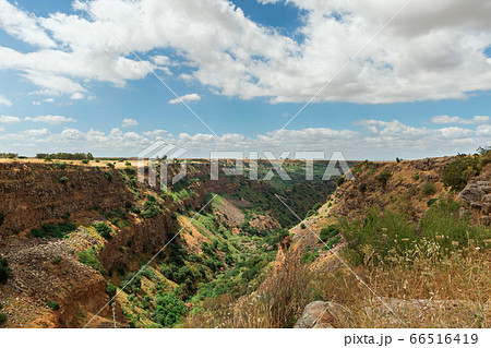 Gamla canyon against the blue sky 66516419