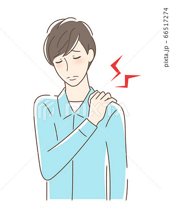 肩こりに悩む男性 66517274