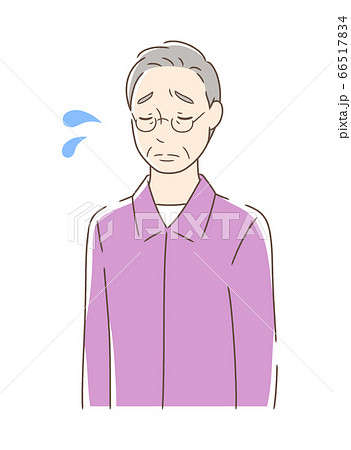 悲しむ男性 66517834