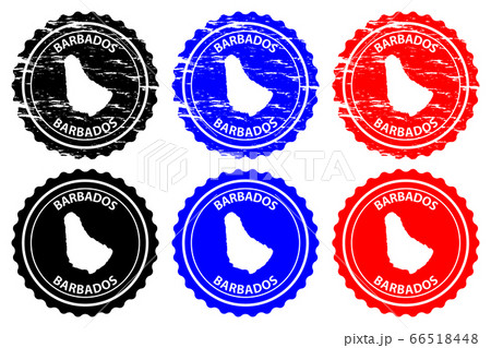Barbados rubber stamp Barbados rubber stamp 66518448