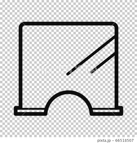 アクリル板のイラスト素材