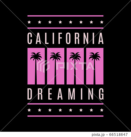 Retro California print. 66518647