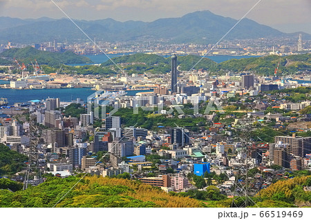 下関と北九州市の眺望 下関と北九州市の眺望 66519469