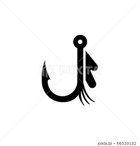 Bait Fishhook, Fishing Hook Vector Icon 66520132