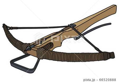 The historical wooden crossbow 66520888