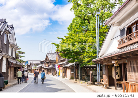 伊勢市おはらい町の風景【伊勢内宮前 】 66521543