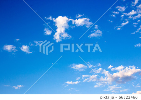 bright puffy clouds on the azure sky. wonderful 66522466