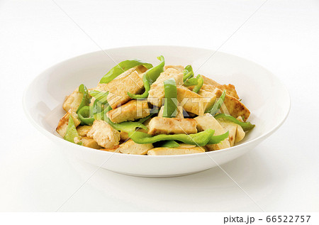 豆腐とピーマンの炒め物 66522757