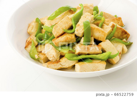 豆腐とピーマンの炒め物 66522759