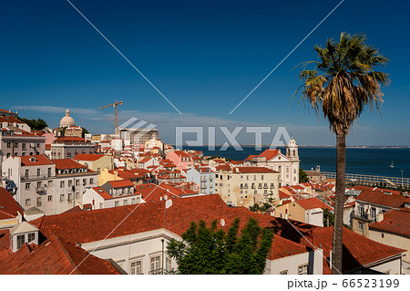 The capital of Portugal, Lisbon, top view from the cafe on the Central point The capital of Portugal, Lisbon, top view from the cafe on the Central point 66523199