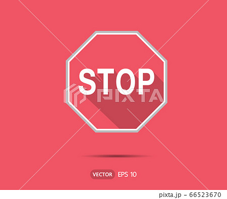 Traffic Stop Sign Icon, logo vector illustration 66523670