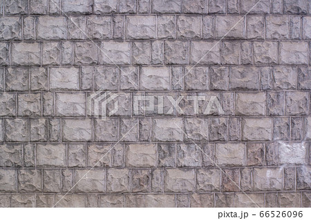 wall of the facade of the building of ceramic tiles grey 66526096