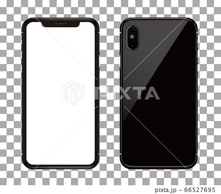 スマートフォン ガジェット スマホ 機種 10のイラスト素材