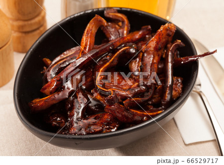 Sliced Korean pork ears 66529717