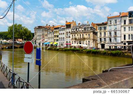 Quay of Nive river in Bayonne 66530067