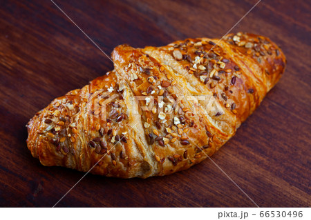 Sesame seed croissants, french dessert Sesame seed croissants, french dessert 66530496