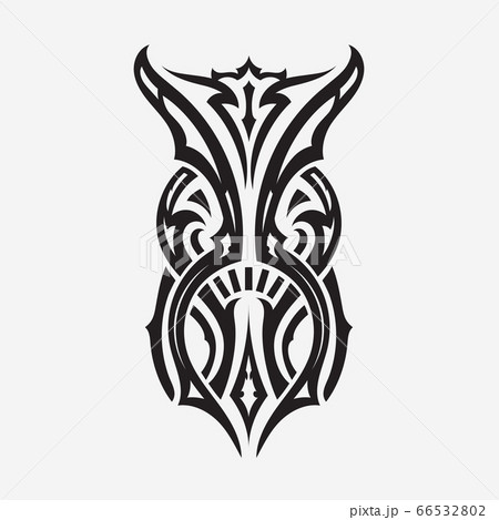 Tribal tattoo design vector - Stock Illustration [66532802] - PIXTA
