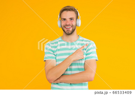 Product for music production. Happy man point Product for music production. Happy man point 66533409